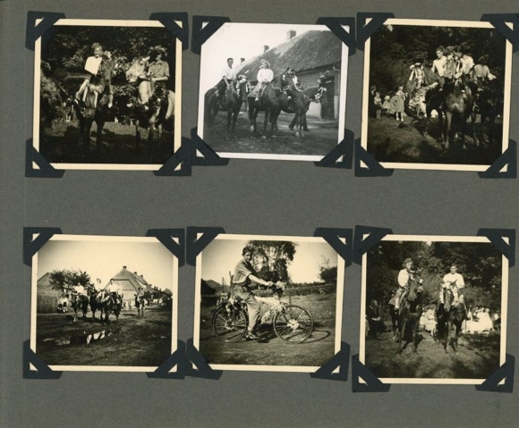 Photo Album Lübz in Mecklenburg, Policeman KVP, FDJ, Germany Meeting Pentecost 1950, Berlin
