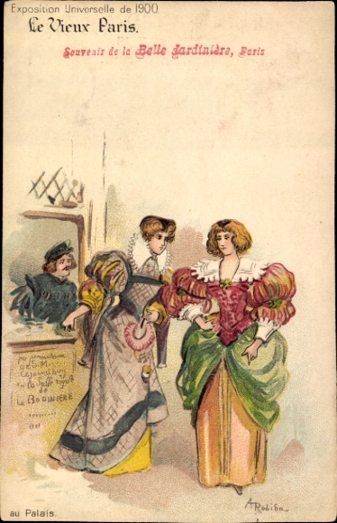 Artysta lito Robida, A., Paryż, Exposition Universelle de 1900, Au Palais