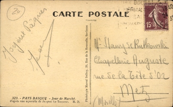 Artist PC Tanneur, Pays Basque, Jour de Marché
