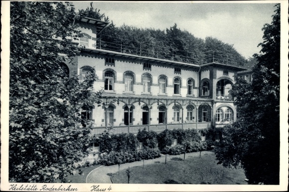 Postcard Leichlingen in the Rhineland, sanatorium Roderbirken, house 4