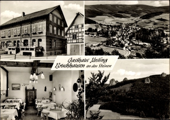 Ak Bruchhausen an den Steinen Olsberg im Hochsauerlandkreis, Stadtansichten