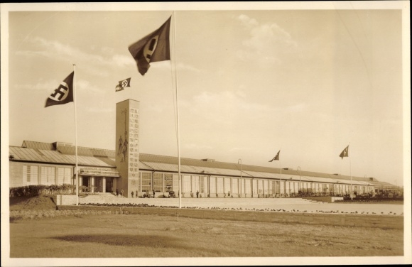 Foto Ak Nürnberg in Mittelfranken, Bahnhof, Reichsparteitagsgelände