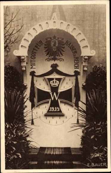 PC St. Ingbert in the Saar-Palatinate district, war landmark 1916, nailing