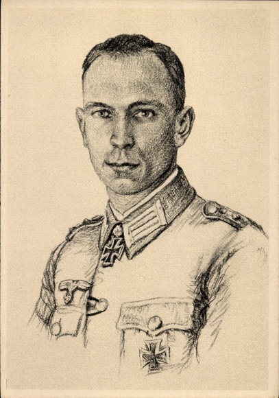Künstler Ak Graf, Oskar, Karl Torley, Ritterkreuzträger des Heeres, Portrait, Inf. Rgt. 60