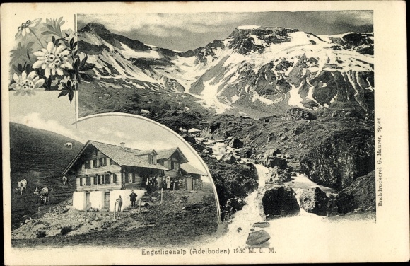 KP Adelboden Kanton Berno Szwajcaria, działka w Engstligenalp, góry