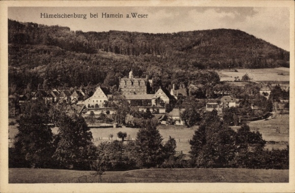 Ak Hämelschenburg Amelgatzen Emmerthal im Weserbergland, Gesamtansicht