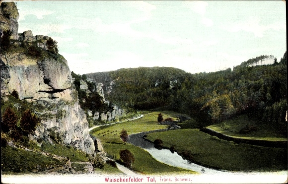 Ak Waischenfeld in der Fränkischen Schweiz Bayern, Waischenfelder Tal