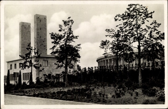 Ak Berlin Charlottenburg Westend, Reichssportfeld, Osttor