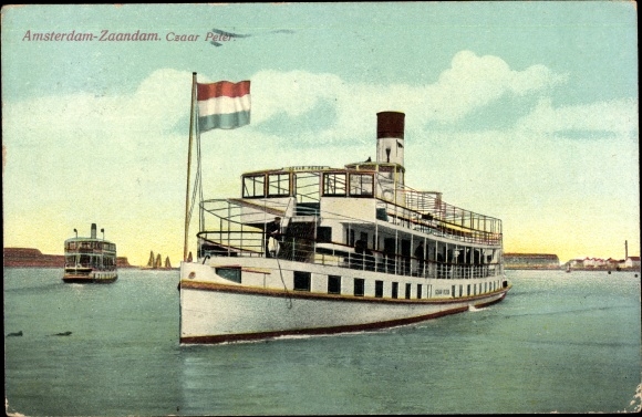 KP Amsterdam Holandia Północna Holandia, Zaandam, Csaar Peter, Schiff