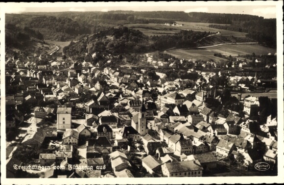Ak Treuchtlingen im Altmühltal Mittelfranken, Fliegeraufnahme