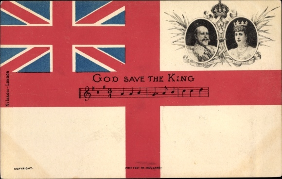 Song Ak God save the King, King Edward VII, Edward VII, Alexandra of Denmark