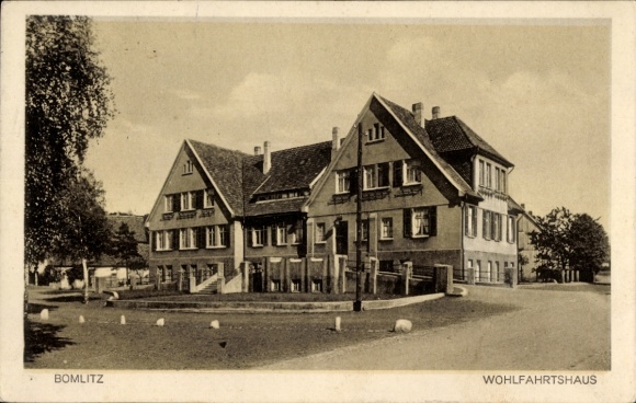 Postcard Bomlitz in Lower Saxony, Welfare House