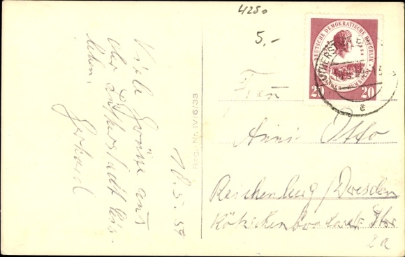 Postcard Lutherstadt Eisleben, Mansfelder Hof, interior view