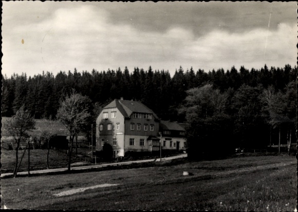 Postcard Crottendorf in the Erzgebirge, general view