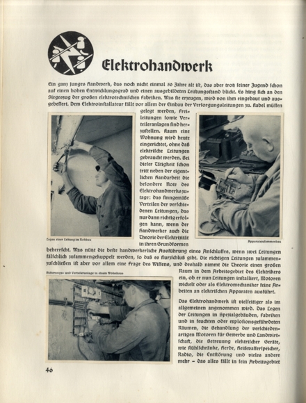 The craft, Leipzig issue, collective picture album DAF German Labor Front German Sports Aid, Berl