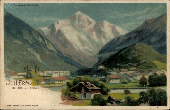 Zatrzymaj się pod światło KP Kanton Berno, Jungfrau, widok ogólny