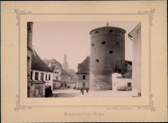 Photo Riga Latvia, street, tower