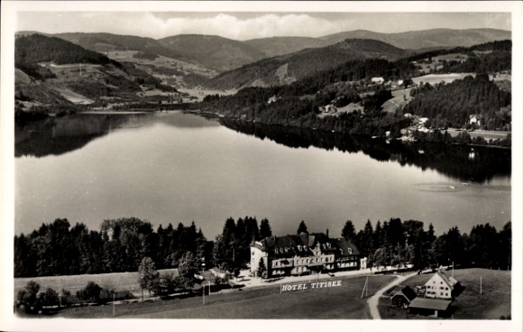 Postcard Titisee Neustadt im Breisgau Black Forest, Hotel beautiful lakeside location, Black Forest, Be