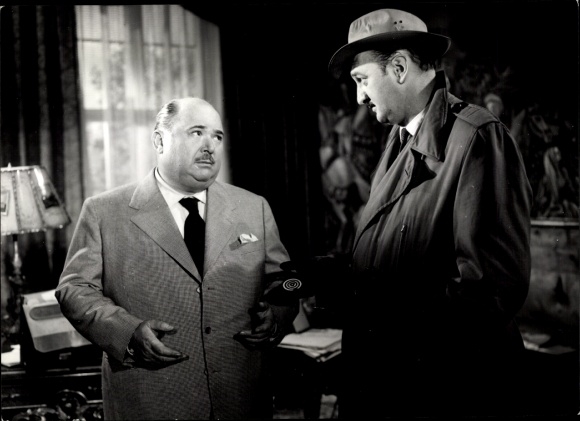 Postcard actor Oskar Sima, film Rosmarie cleans up