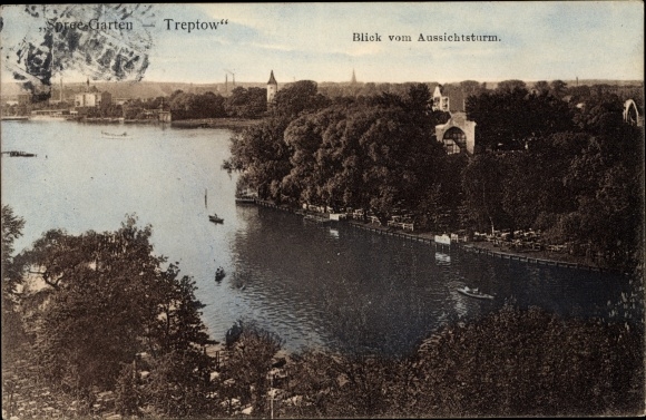 KP Berlin Treptow, widok z wieży widokowej