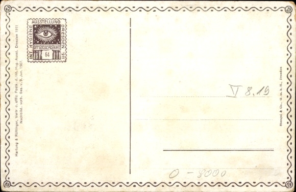 Artysta KP Gerler, Drezno, Międzynarodowa Wystawa Higieny 1911