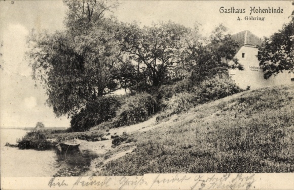 Ak Erkner in Brandenburg, Gasthaus Hohenbinde