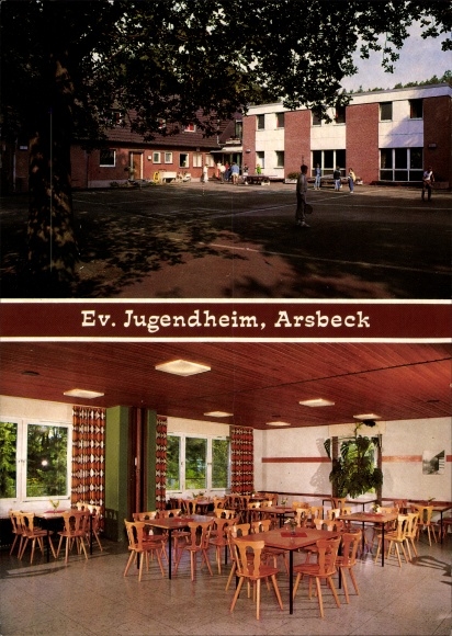 Postcard Arsbeck Wegberg district of Heinsberg, possibly youth home