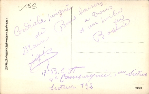 Postcard Lambrecht in the Palatinate, Kaiserstraße