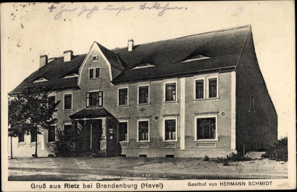 Postcard Rietz Monastery Lehnin in the Mark, inn