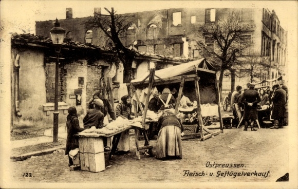 East Prussia Association, market, meat and poultry sales, East Prussia Aid