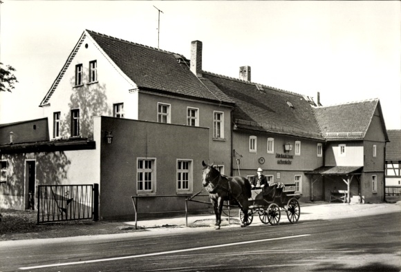 Postcard Dänkritz Neukirchen in Saxony, excursion restaurant Dänkritzer Schmiede