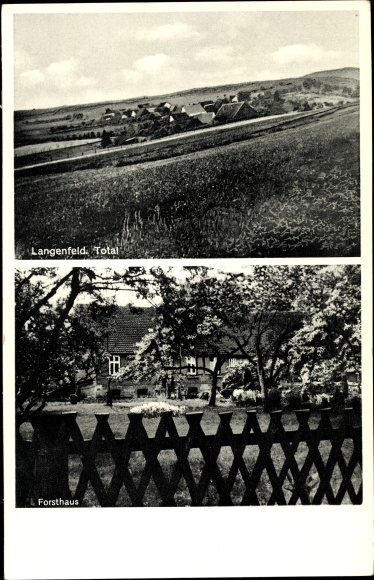 PC Langenfeld Hessisch Oldendorf on the Weser, forester&#39;s house, total view