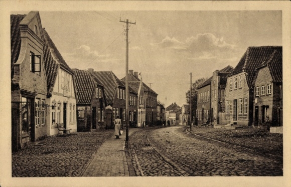 Postcard Oldenburg in Holstein, Schuhstraße