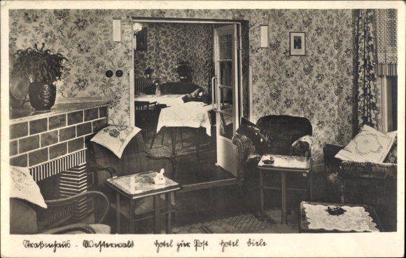 KP Strassenhaus Westerwald Nadrenia-Palatynat, Hotel zur Post, Diele, właściciel Wilh. nic
