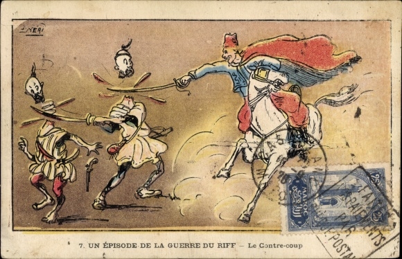 Artysta KP Un Episode de la Guerre du Riff, zamach stanu Le Contre