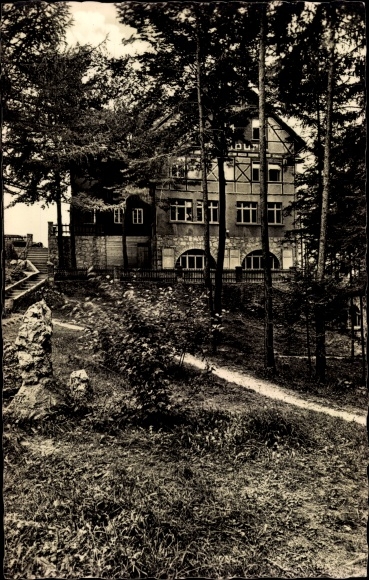 Ak Klettbach in Thüringen, Berggaststätte Stiefelburg