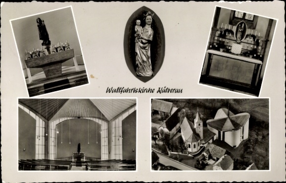 Postcard Kälberau Alzenau in Bavaria, pilgrimage church