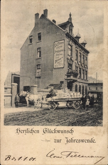 Ak Bochum im Ruhrgebiet, Pferdekutsche