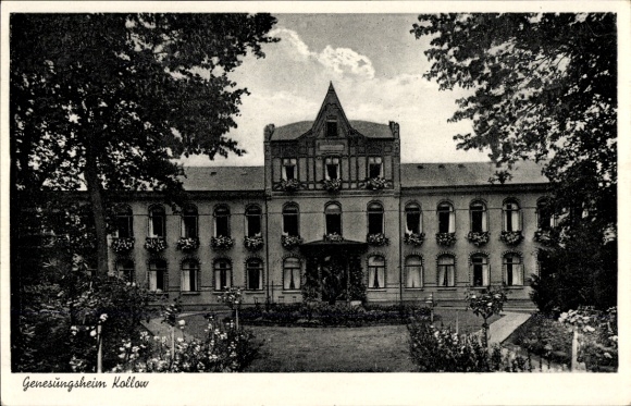 Ak Kollow in Lauenburg, kuuroord, herstellingsoord, park