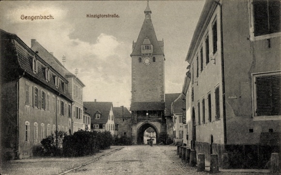 Ak Gengenbach im Schwarzwald, Kinzigtorstraße