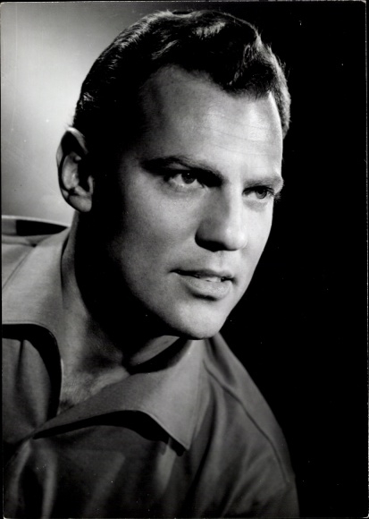 Postcard actor Bengt Lindström, portrait