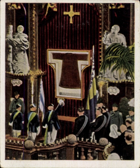 Collector's picture The post-war period No. 219, August 1933, The Holy Rock of Trier, student delegation