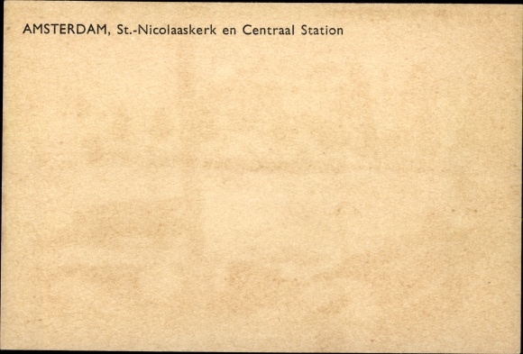 Photo Amsterdam Nordholland Niederlande, St. Nicholas Church and Central Station