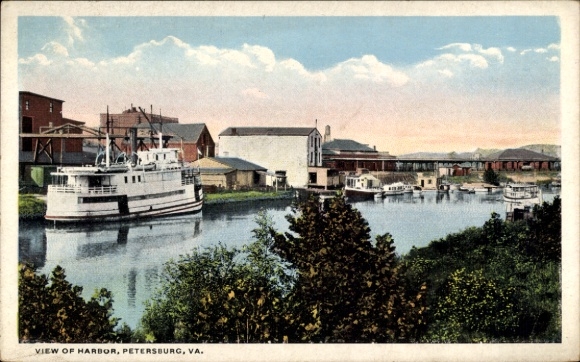 PC Petersburg Virginia USA, view of Harbor