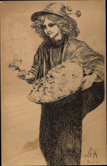 Artist PC Klinger, Max, Leipzig, Marguerite Day 1911