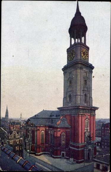 10 alte Ak Hamburg, diverse Ansichten, teilweise gemalt