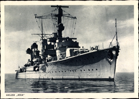 PC German warship, Cologne, light cruiser, Reichsmarine, Kriegsmarine