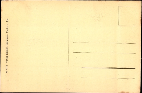 Postcard Xanten am Niederrhein, St. Joseph&#39;s Hospital