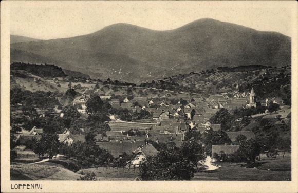 Postcard Loffenau in the Black Forest, general view