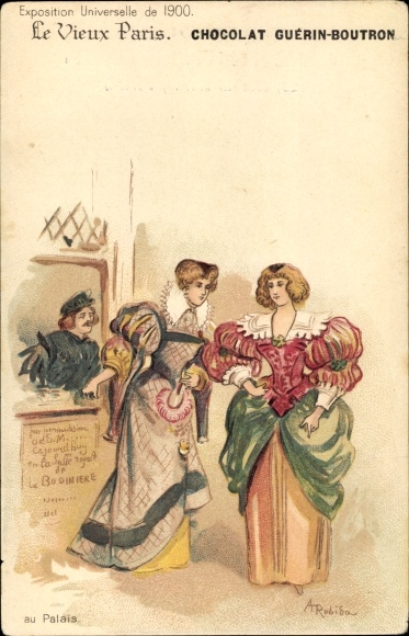 Artist Chromo-Litho Robida, A., Paris, Universal Exhibition of 1900, At the Palace